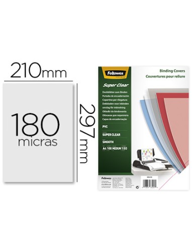 Tapa de encuadernacion fellowes din a4 pvc...