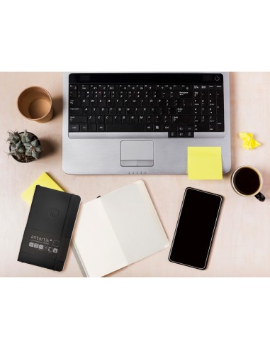 Cuaderno con gomilla antartik notes tapa blanda...