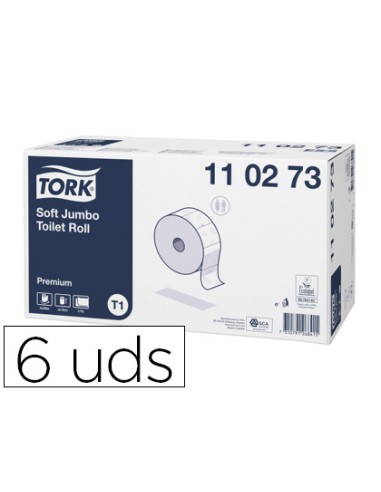 Papel higienico tork jumbo suave 2 capas 360 m...