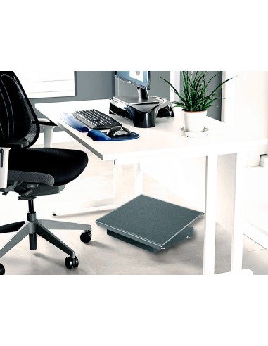 Reposapies metalico q-connect ajustable 3...