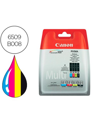 Ink-jet canon 551 c/m/y/bk pixma ip8750 /...