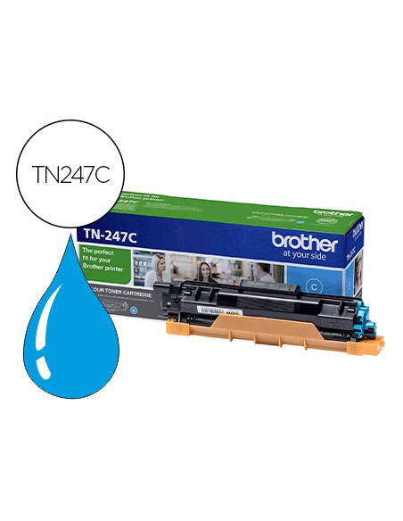 Toner brother tn247c dcp-l3510cdw / hl-l3270cdw / mfc-l3710cw cian 2300 paginas