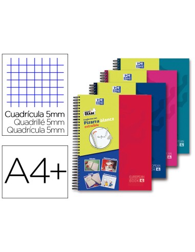 Cuaderno espiral oxford europeanbook 5...