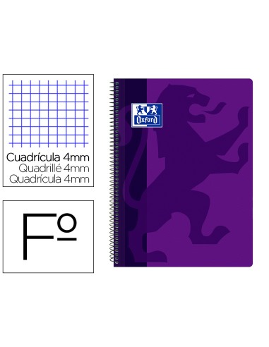 Cuaderno espiral oxford school classic tapa...