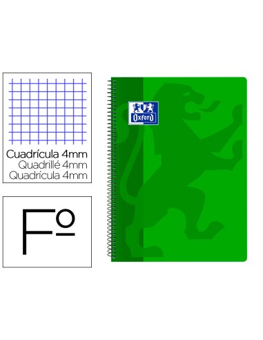 Cuaderno espiral oxford school classic tapa...