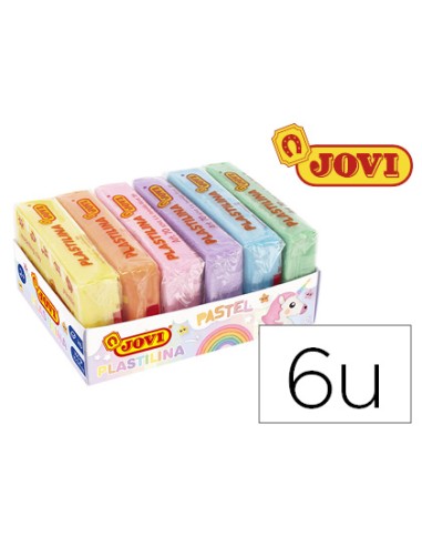 Plastilina jovi 70 tamaño pequeño caja de 6...