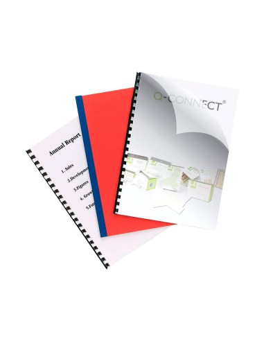 Tapa de encuadernacion q-connect pvc din a4...
