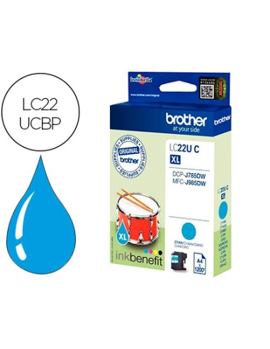 Ink-jet brother lc22ucbp xl dcp-j785dw /...
