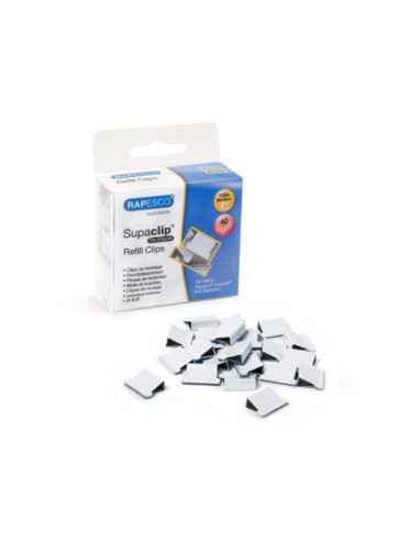 Clips de recarga rapesco capacidad 40 hojas...