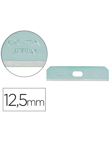 Repuesto cuter olfa ancho 12,5 mm blister de 10...