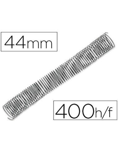 Espiral metalico q-connect 64 5:1 44mm 1,2mm...