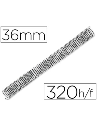 Espiral metalico q-connect 64 5:1 36mm 1,2mm...