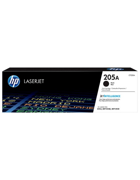 Toner hp 205a laserjet m 154a / 154nw / mfp m180n / 181fw negro 1100 paginas
