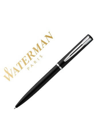 Boligrafo waterman allure laca negra en estuche...