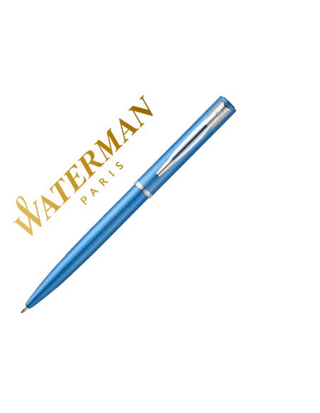 Boligrafo waterman allure laca azul en estuche de regalo