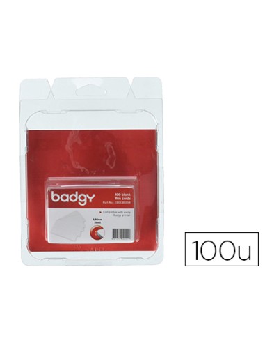 Tarjeta pvc para impresora badgy grosor 0,50 mm...
