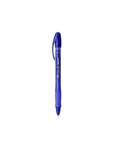 Boligrafo bic gelocity illusion borrable azul punta de 0,7 mm