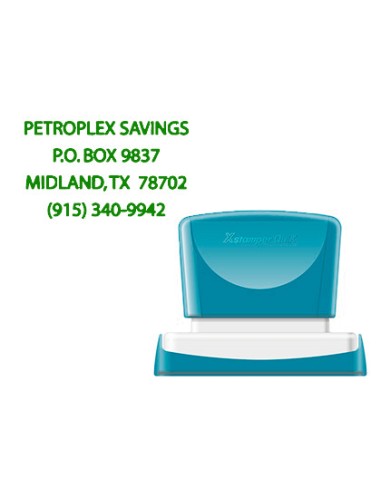 Sello x'stamper quix personalizable color verde...