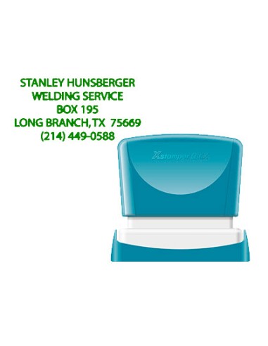 Sello x'stamper quix personalizable color verde...