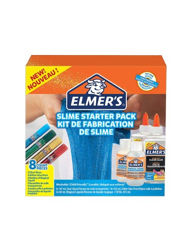 Kit elmers fabricacion slime con 2 botes cola...