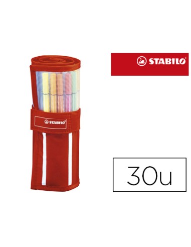 Rotulador stabilo punta de fibra pen 68 estuche...