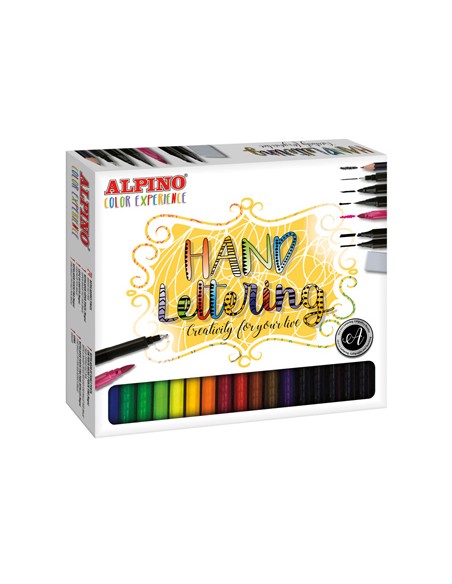Set de dibujo alpino color experience lettering