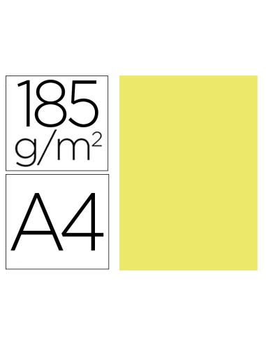 Cartulina guarro din a4 kiwi 185 gr paquete de...