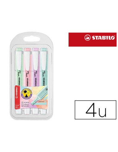 Rotulador stabilo fluorescente swing cool color...