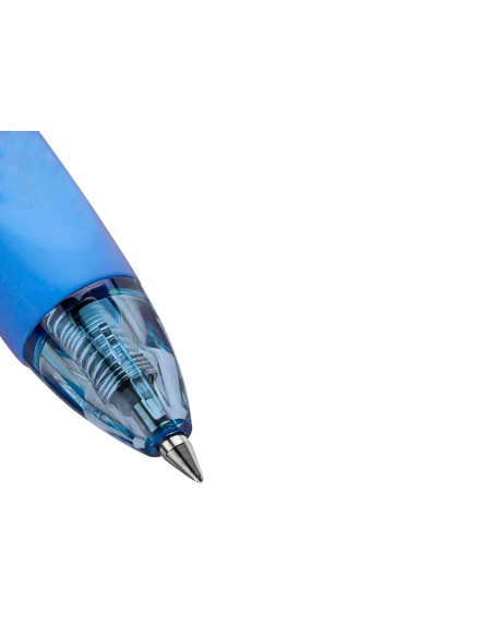 Boligrafo q-connect retractil borrable 0,7 mm color azul