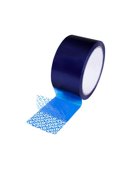 Cinta seguridad q-connect precinto postal azul 35 m x 33 mm