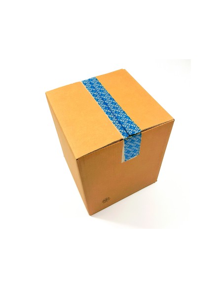 Cinta seguridad q-connect precinto postal azul 35 m x 33 mm
