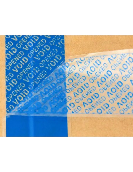 Cinta seguridad q-connect precinto postal azul 35 m x 33 mm