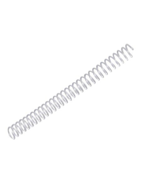 Espiral plastico q-connect transparente 32 5:1 20mm 2mm caja de 100 unidades