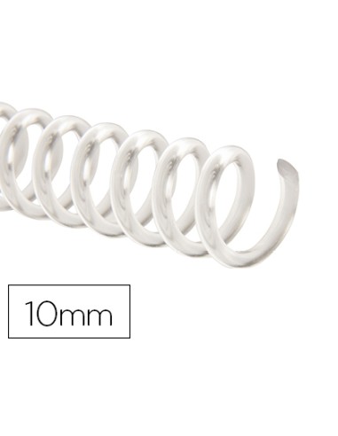 Espiral plastico q-connect transparente 32 5:1...