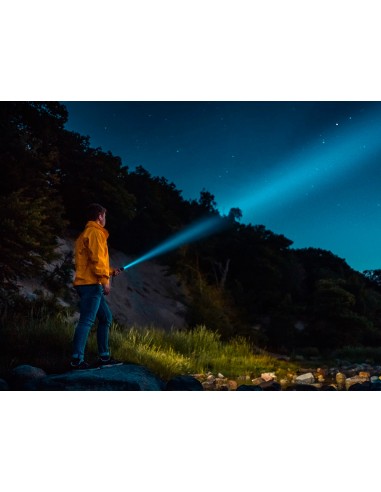 Linterna q-connect telescopica aluminio 5w modo...