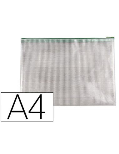 Bolsa multiusos q-connect malla din a4 apertura...