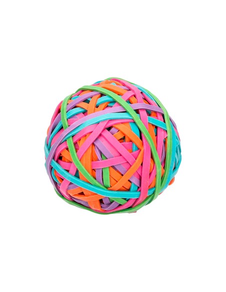 Gomillas elasticas colores q-connect bola de 115 gr
