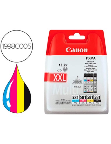 Ink jet canon pgi-580/cli-581 xxl pixma para...