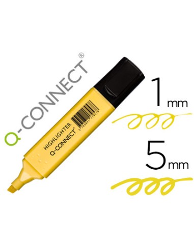 Rotulador q-connect fluorescente pastel...