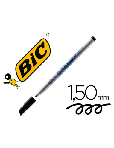 Rotulador bic velleda fino para pizarra negro...
