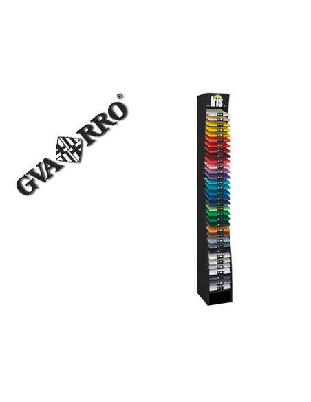Cartulina guarro din a4 185 gr contenido \"c\" 100 hojas x 12 colores
