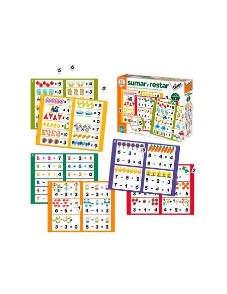 Juego diset didactico sumar y restar