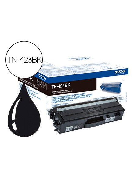 Toner brother tn-423 para dcp-l8410 cdn / 8410 cdw / hl-l8260 cdw / mfc-l8360 cdw / 8690 cdw / 8900 cdw negro