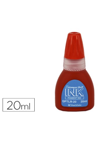 Tinta x'stamper quix para sellos roja bote de...