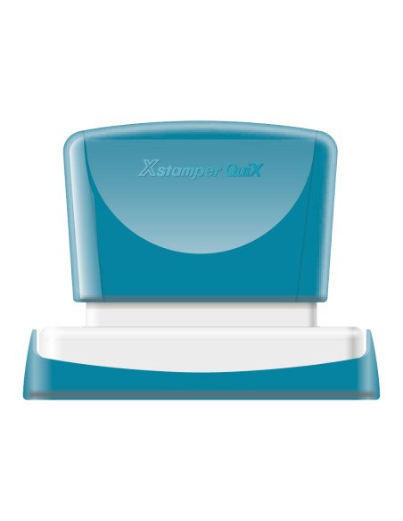 Sello x'stamper quix personalizable color rojo medidas 36x61 mm q-16