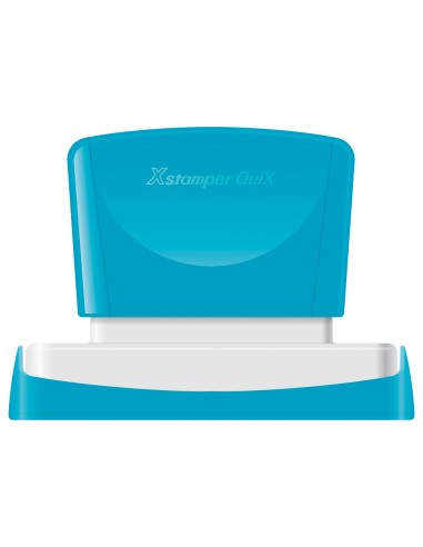 Sello x'stamper quix personalizable color azul...