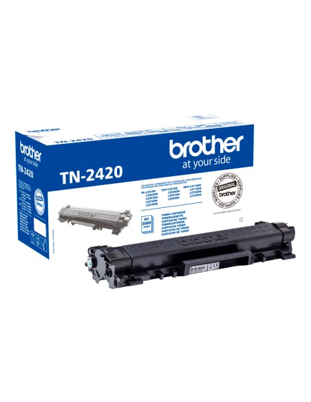 Toner brother tn-2420 para dcp-l2510/ 2530 / 2550 / hl-l2375 alta capacidad negro 3000 pag
