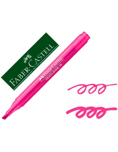 Rotulador faber castell fluorescente textliner...