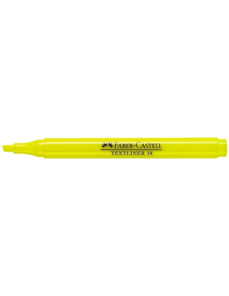Rotulador faber castell fluorescente textliner 38 amarillo