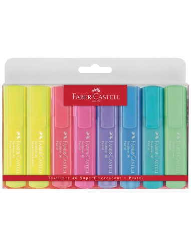 Rotulador faber castell fluorescente textliner...